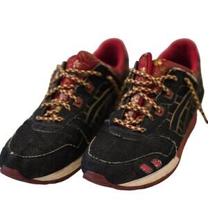 Asics Gel-Lyte III 'Denim Kimono' Men's Size 10 Blue / Red / Yellow Shoes